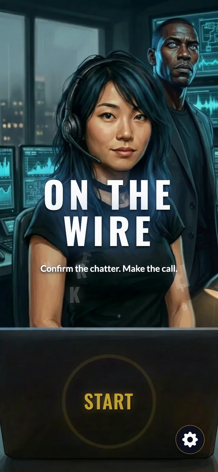 On The Wire title screen